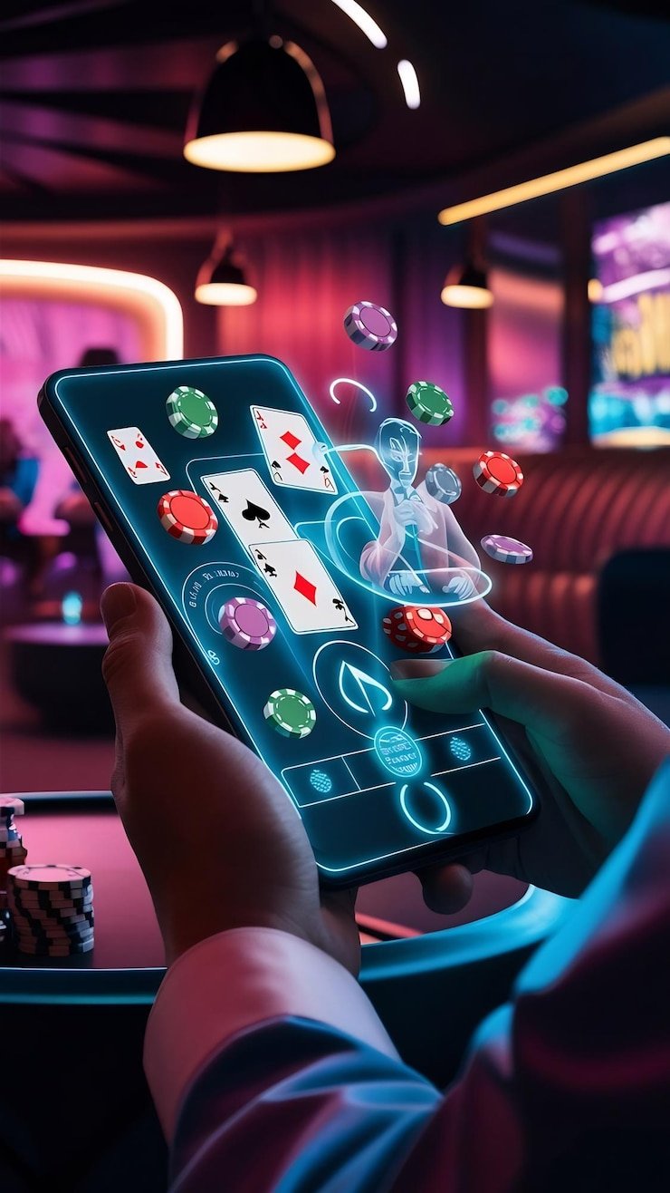 Studio dealer langsung mimi slot dengan meja blackjack dan roulette beresolusi tinggi